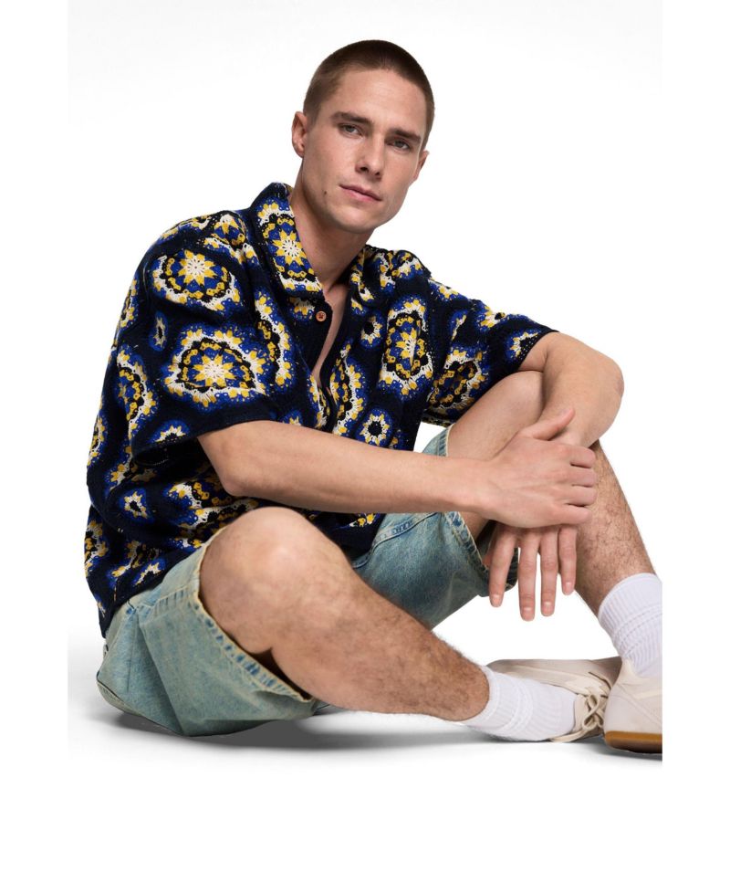 Men's Crochet shirt