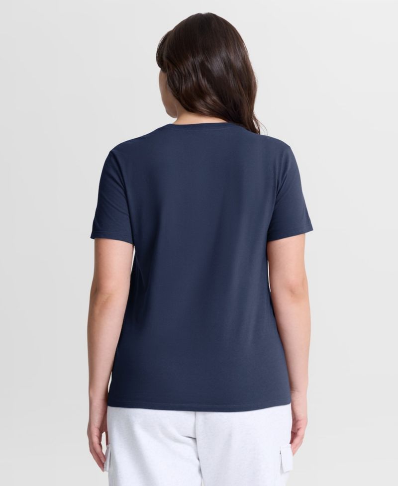 Women's Navy New York Yankees Wordmark T-Shirt