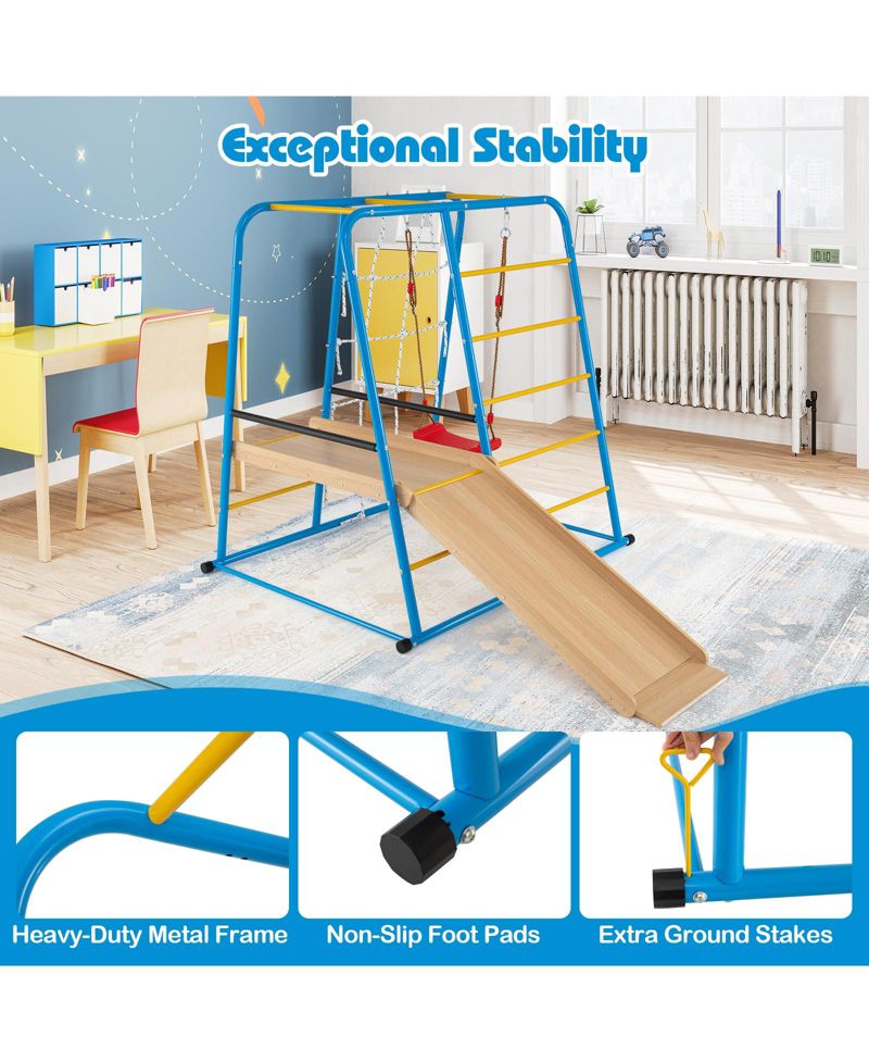 6-in-1 Indoor Jungle Gym, Ages 3+