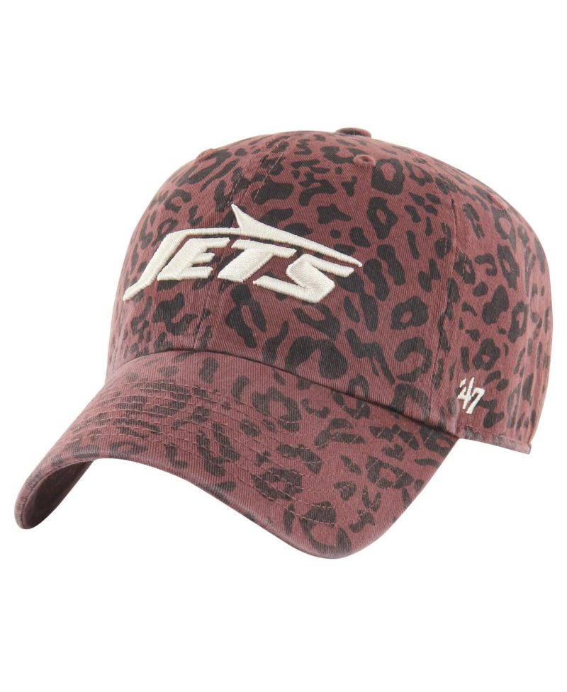 Women's Brown New York Jets Tawny Clean Up Adjustable Hat