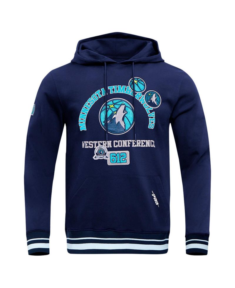 Men's Navy Minnesota Timberwolves Area Code Pullover Hoodie