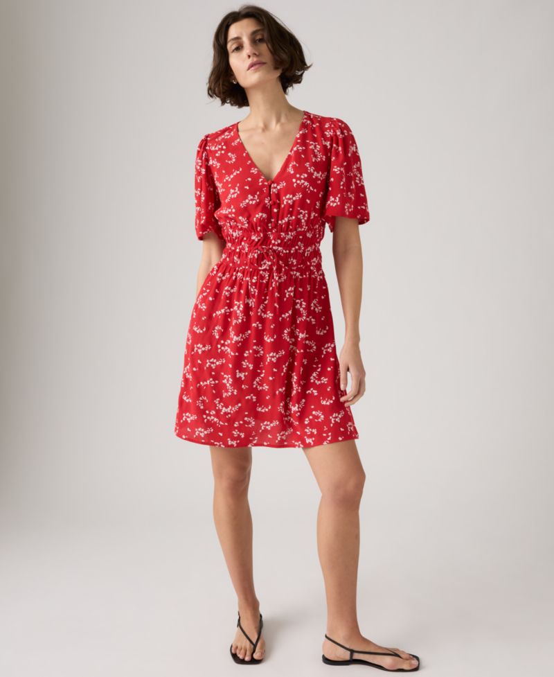 Women's Rylan V-Neck Mini Crepe Dress