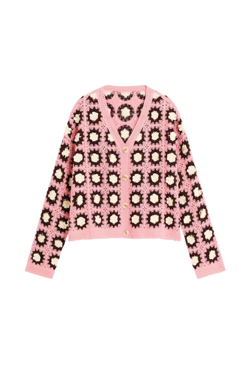 Women's crochet cardigan
