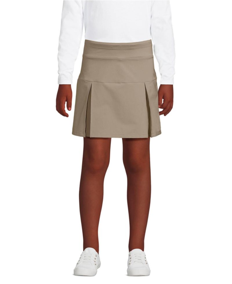 Girls Performance Pleated Skort Above the Knee