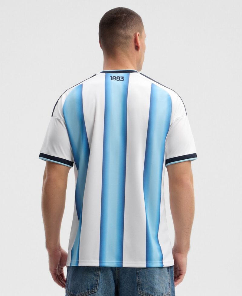 Men's White Argentina National Team FIFA x World Cup 2026 Home Replica Jersey