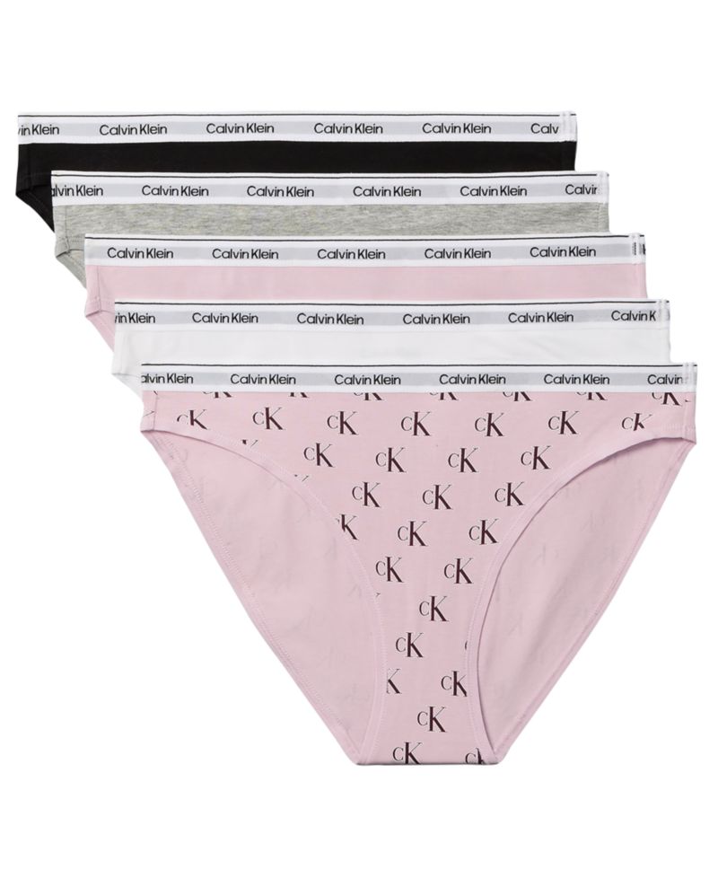 Women's Icon Logo 5-Pack Low-Rise Bikini Underwear QD5208