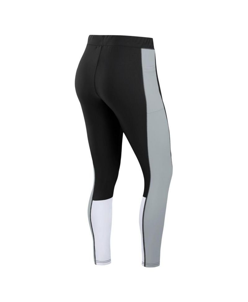 Women's Las Vegas Raiders Color-block Leggings