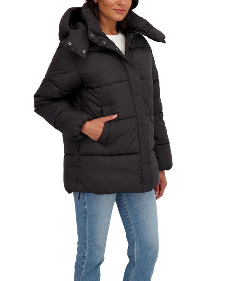 Women's Juniors' 3/4 Puffer Jacket