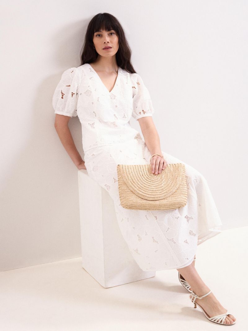 Women's Marina V-Neck Lace Blouse