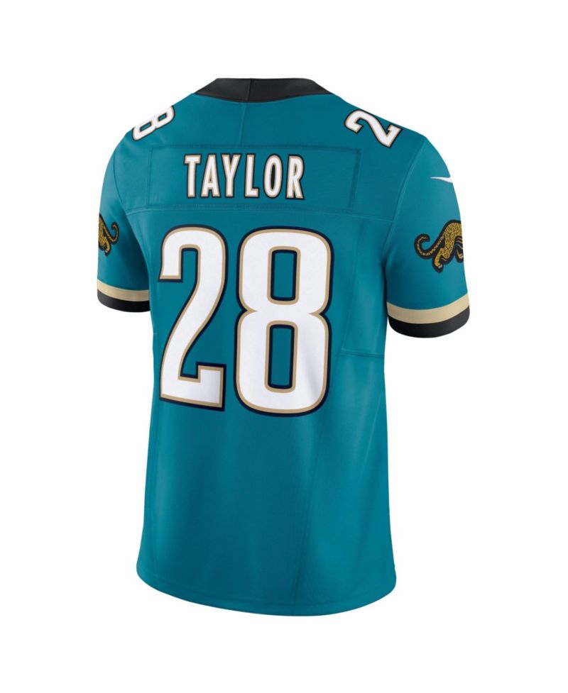 Men's Fred Taylor Teal Jacksonville Jaguars Prowler Throwback Vapor F.U.S.E. Limited Retired Player Jersey
