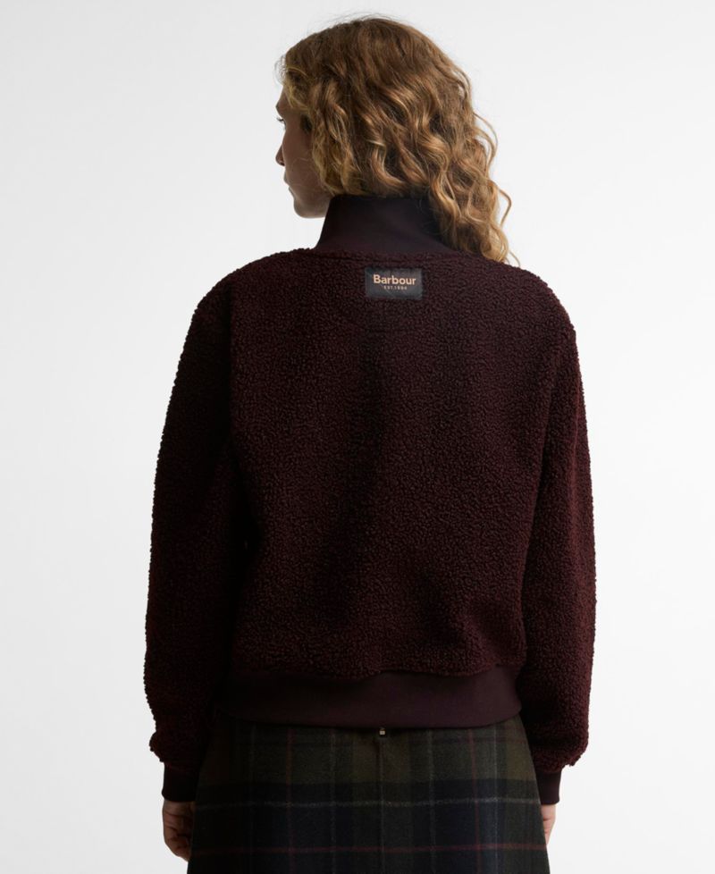 Women's Fawne Funnel Neck Quarter-Zip Fleece Sweatshirt
