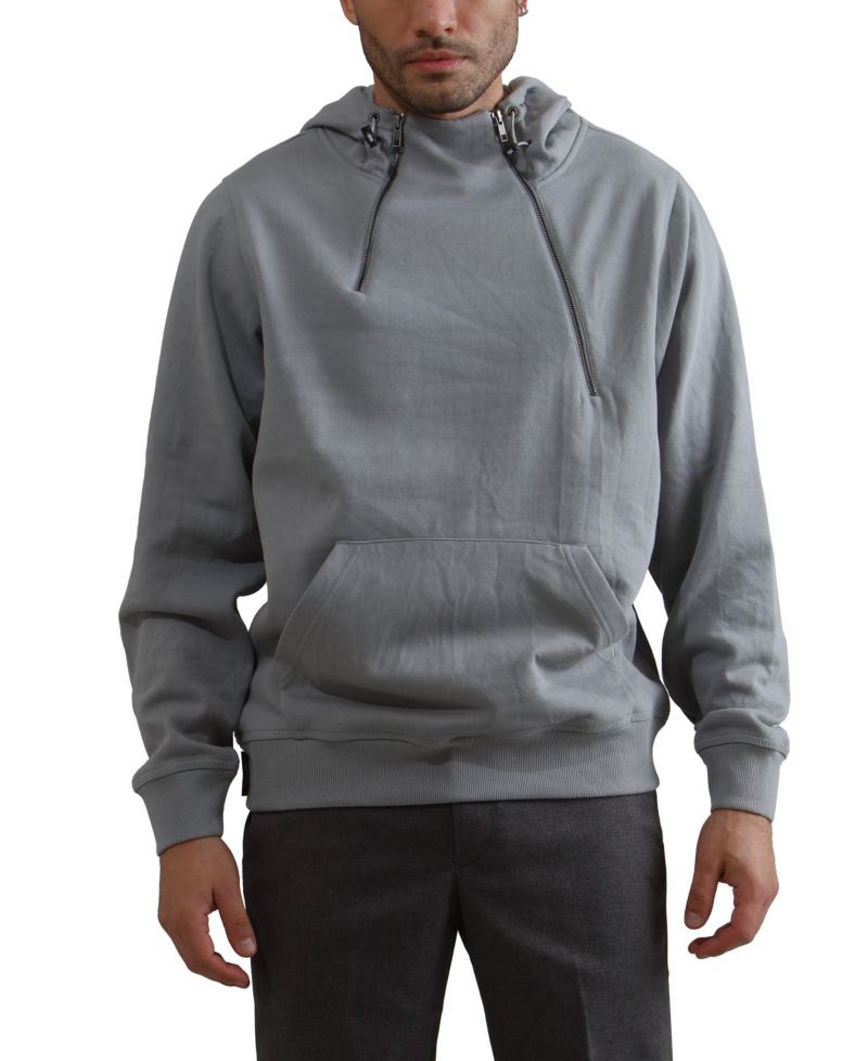Men's Taylor Double Zipper Pullover Hoodie