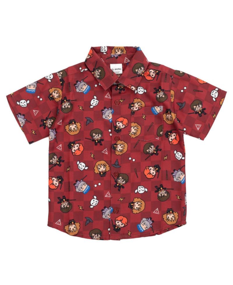 Boys' Short Sleeve Button Down Shirt
