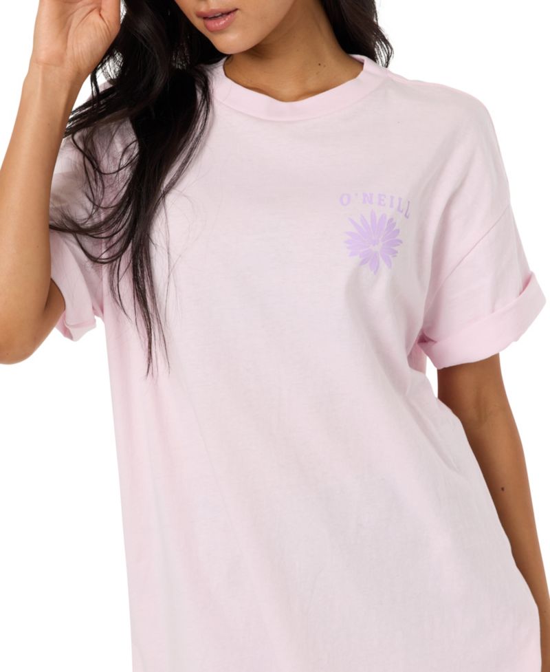 Women's Heritage Daisy Oversized Graphic Cotton T-Shirt