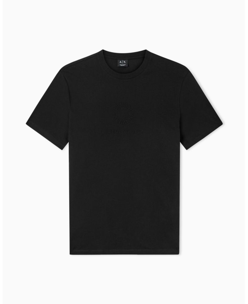 Men's Short Sleeve Tonal Circle Logo T-Shirt