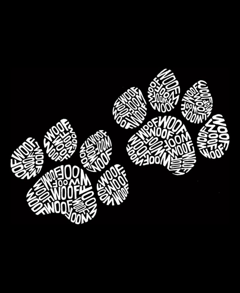 Men's Dog Paw Prints Graphic Tank Top