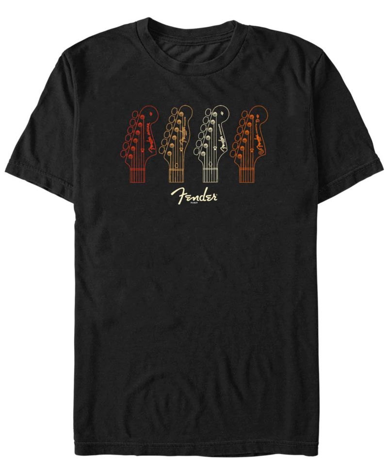 Men's Fender Fall Colored Stocks Short Sleeves T-shirt