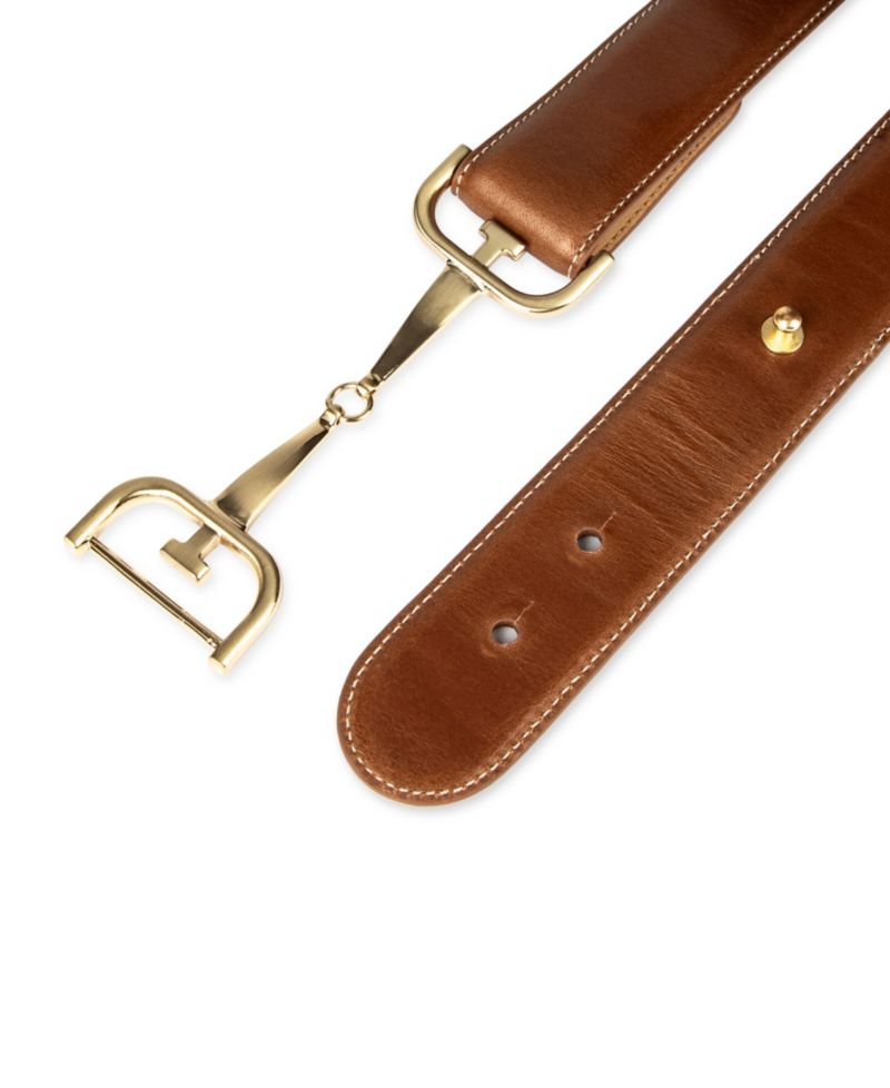 Women's Horse Bit Buckle Waist Belt