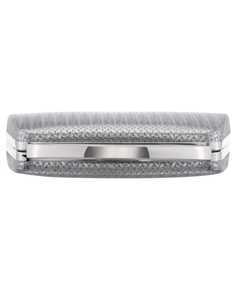Genesis Metallic Woven Small Handle Clutch Handbag