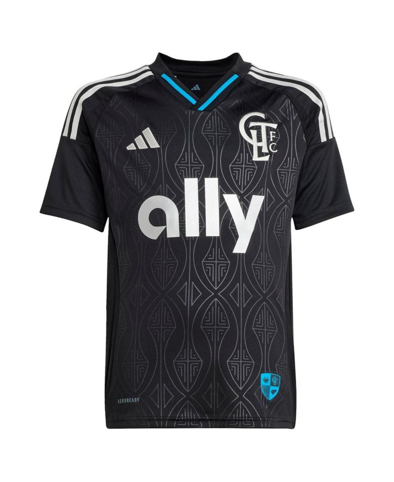 Big Boys and Girls Tim Ream Black Charlotte FC 2025 Fortress Kit Replica Player Jersey