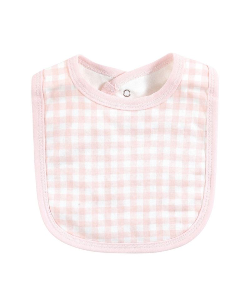 Girls Natural Cotton Bibs