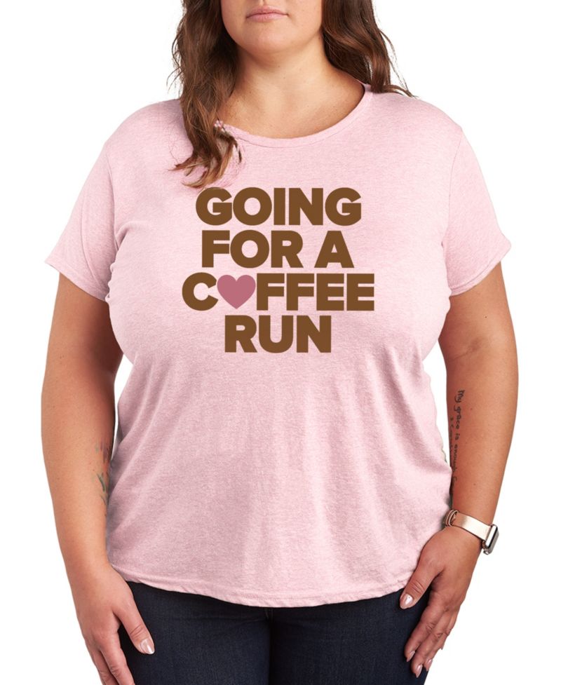 Juniors' Coffee Run Graphic Tee