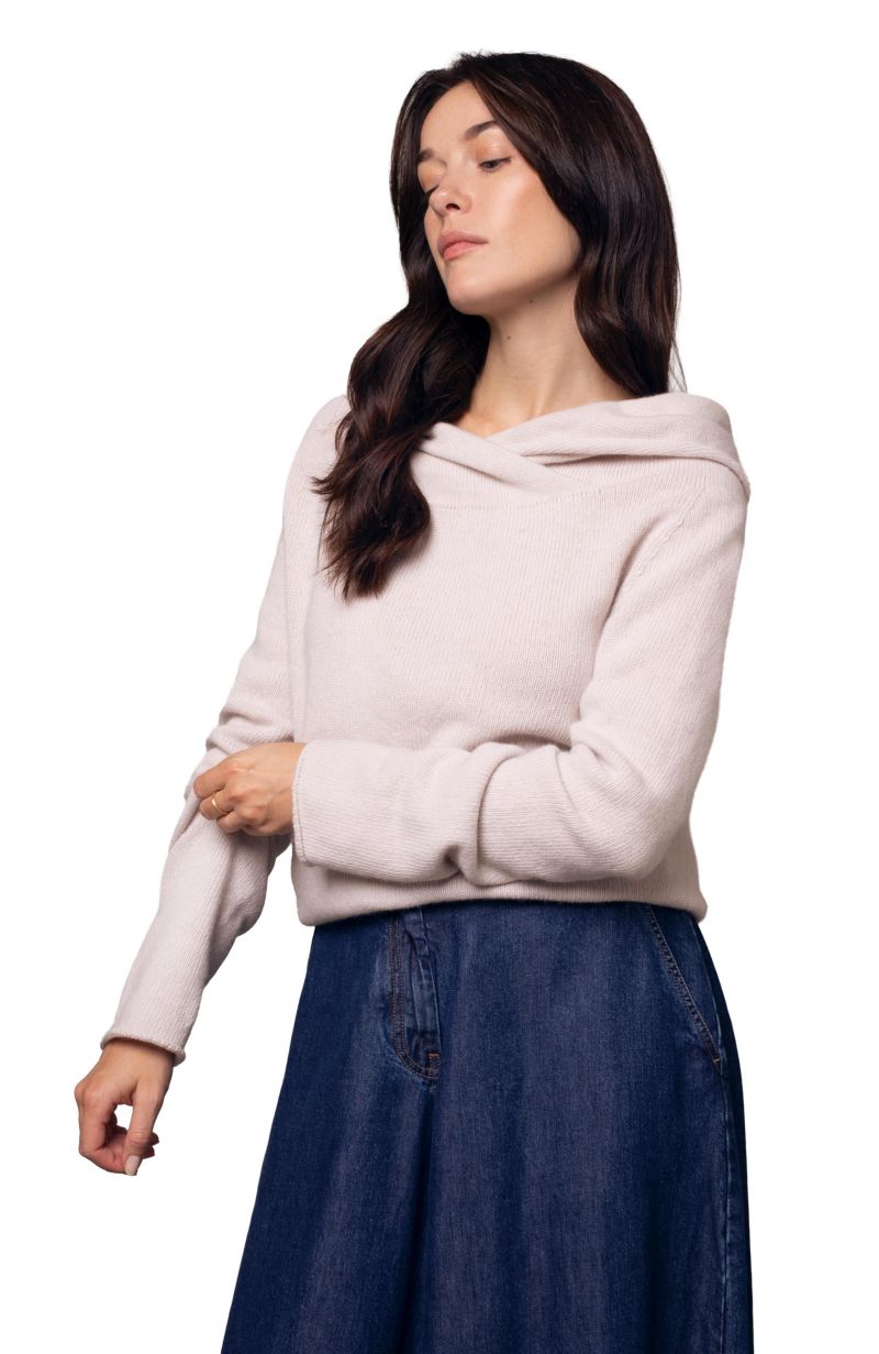 Women's Collared Slouch Jumper