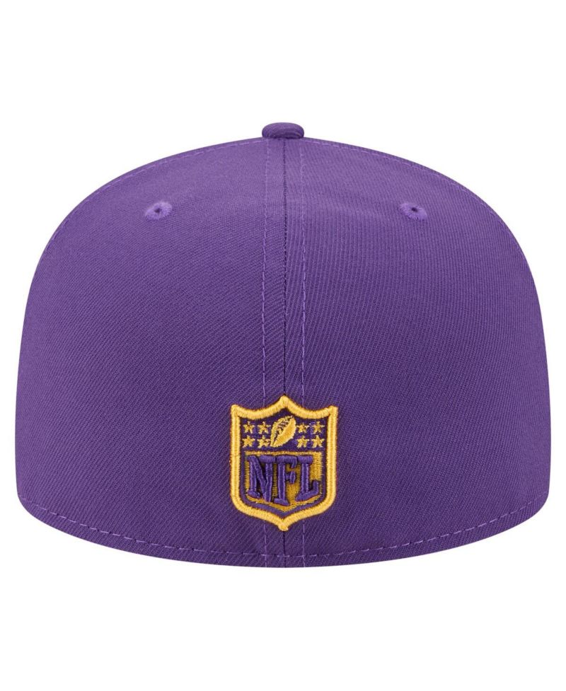 Men's Purple Minnesota Vikings Oversized 59FIFTY Fitted Hat