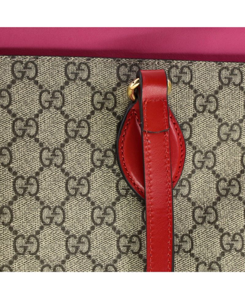 Medium Linea A Zip Tote GG Coated Canvas and Leather