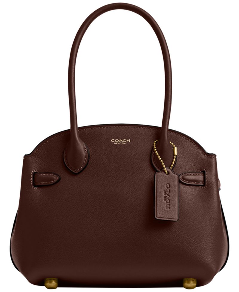 Soft Empire Small Leather Satchel Bag 21
