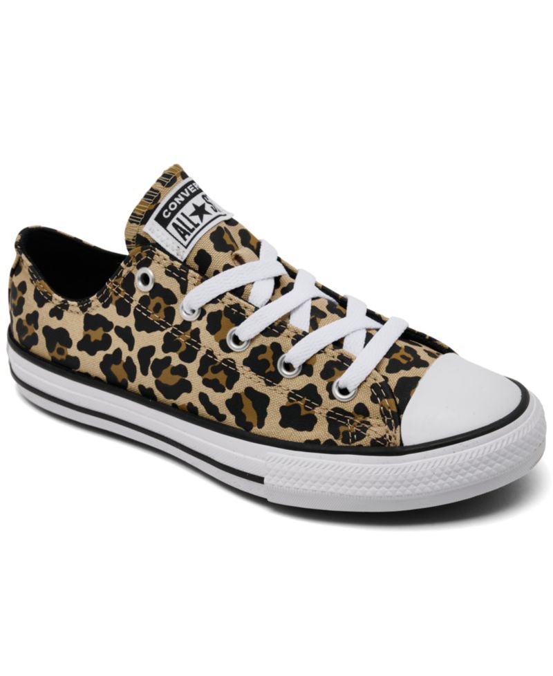 Стильные кроссовки с леопардовым принтом Little Girls Chuck Taylor All Star от Finish Line
