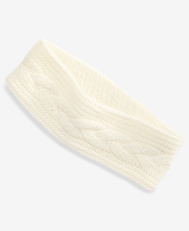 Cable-Knit Cashmere Headband