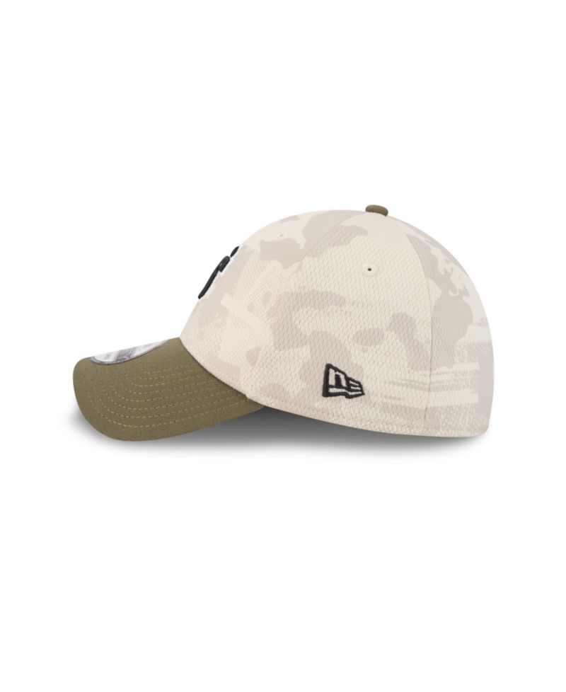 Men's Light Beige/Olive San Francisco Giants 2025 Armed Forces Day 39THIRTY Flex Hat