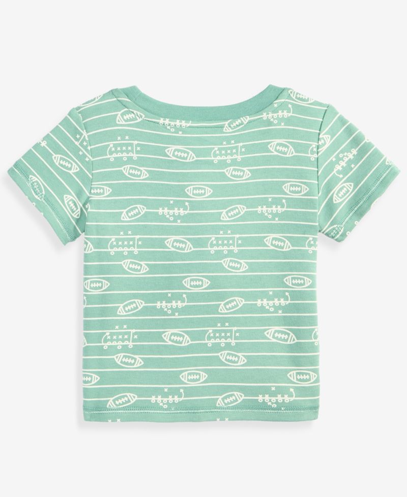 Baby Boys' 3M-24M Mix & Match Short-Sleeve Football Play Cotton T-Shirt