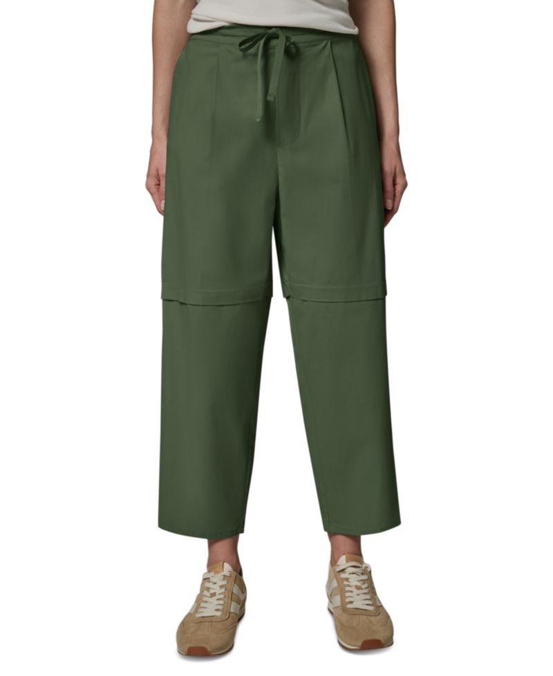 Women's High-Rise Paper Poplin Pants