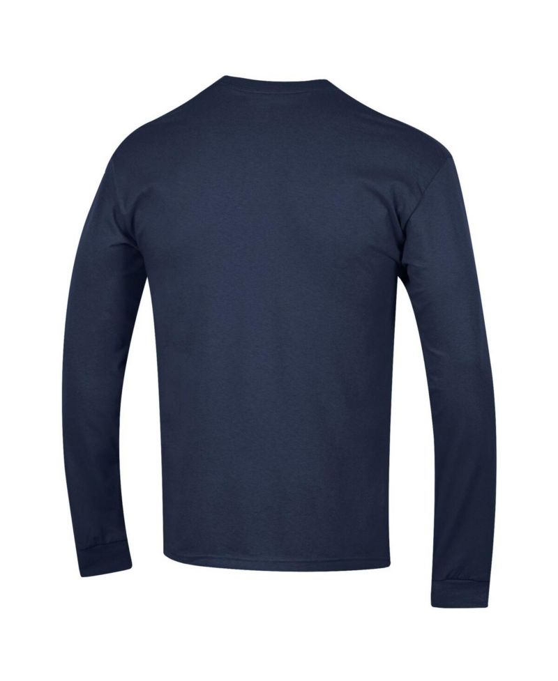 Men's Navy Virginia Cavaliers Arch Over Logo Long Sleeve T-Shirt