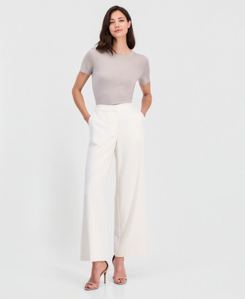 Women's High-Rise Wide-Leg Pants
