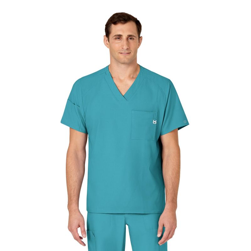 Men's W123 V-Neck Scrub Top