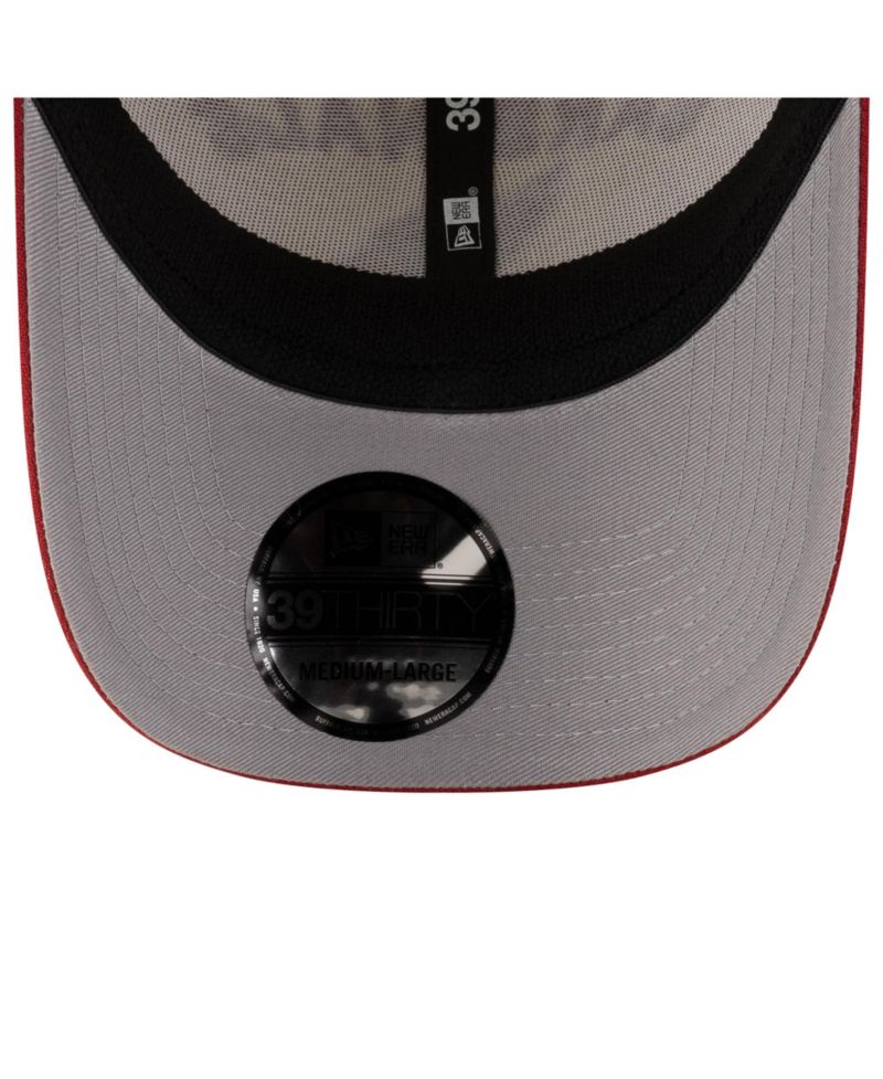 Men's Cream/Cardinal Arizona Cardinals 2025 NFL Draft 39THIRTY Flex Hat
