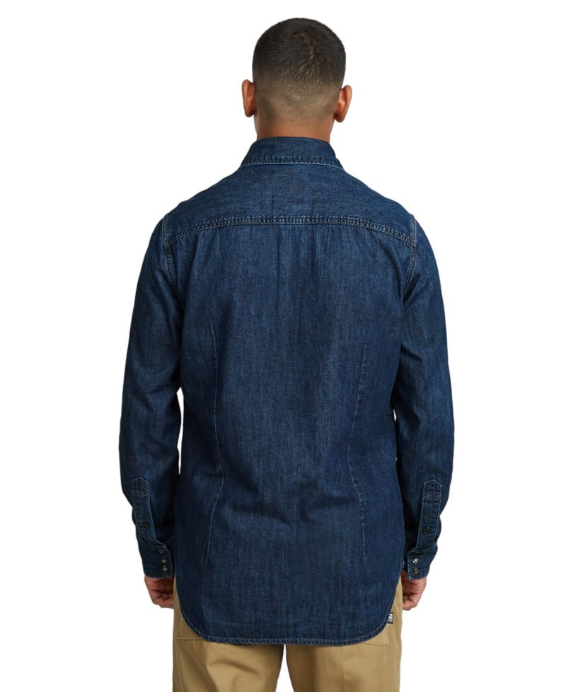 Men's Denim Slim-Fit Shirt