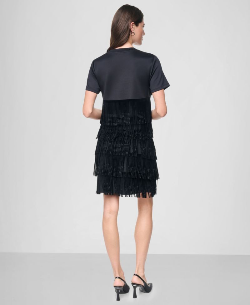 Women's Rhinestone Fringe Skirt
