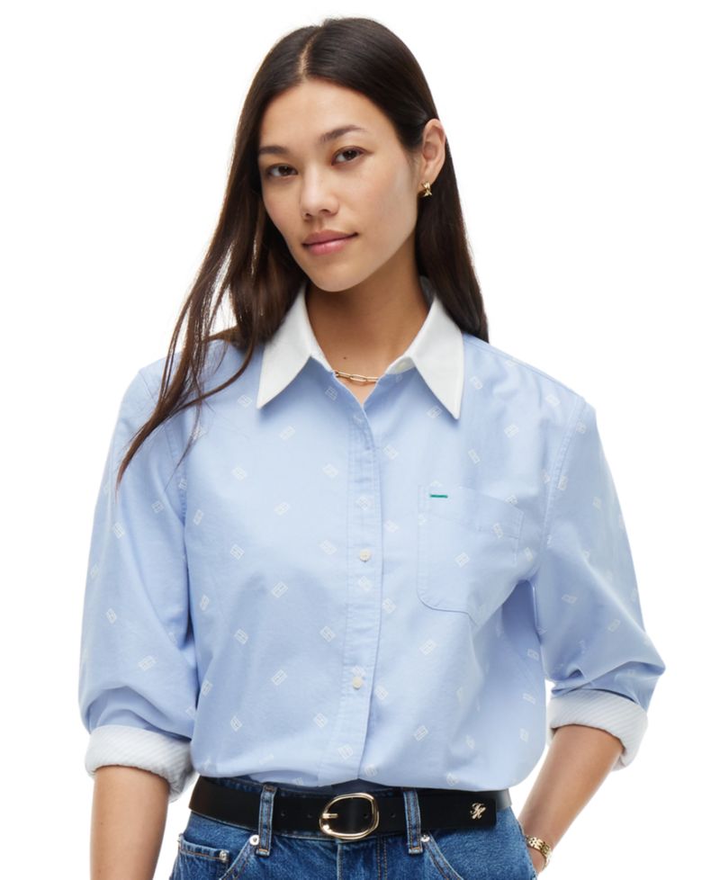 Women's American Icons Critter Long-Sleeve Oxford Shirt