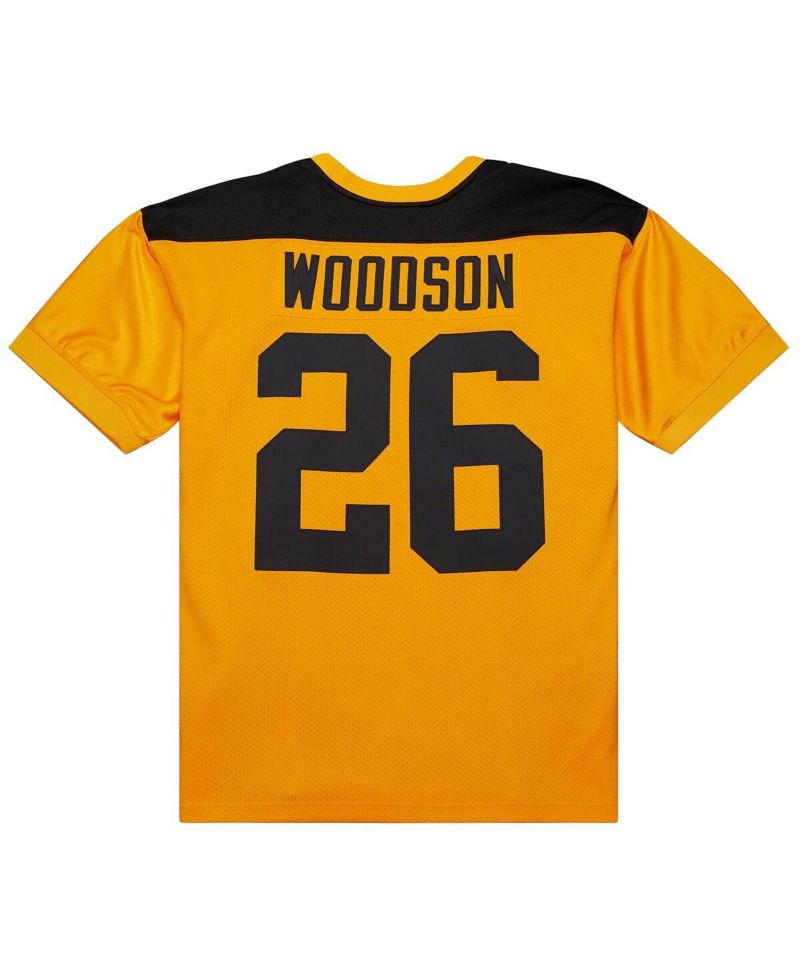 Men's Rod Woodson Gold Pittsburgh Steelers 1994 Authentic Throwback Retired Player Jersey