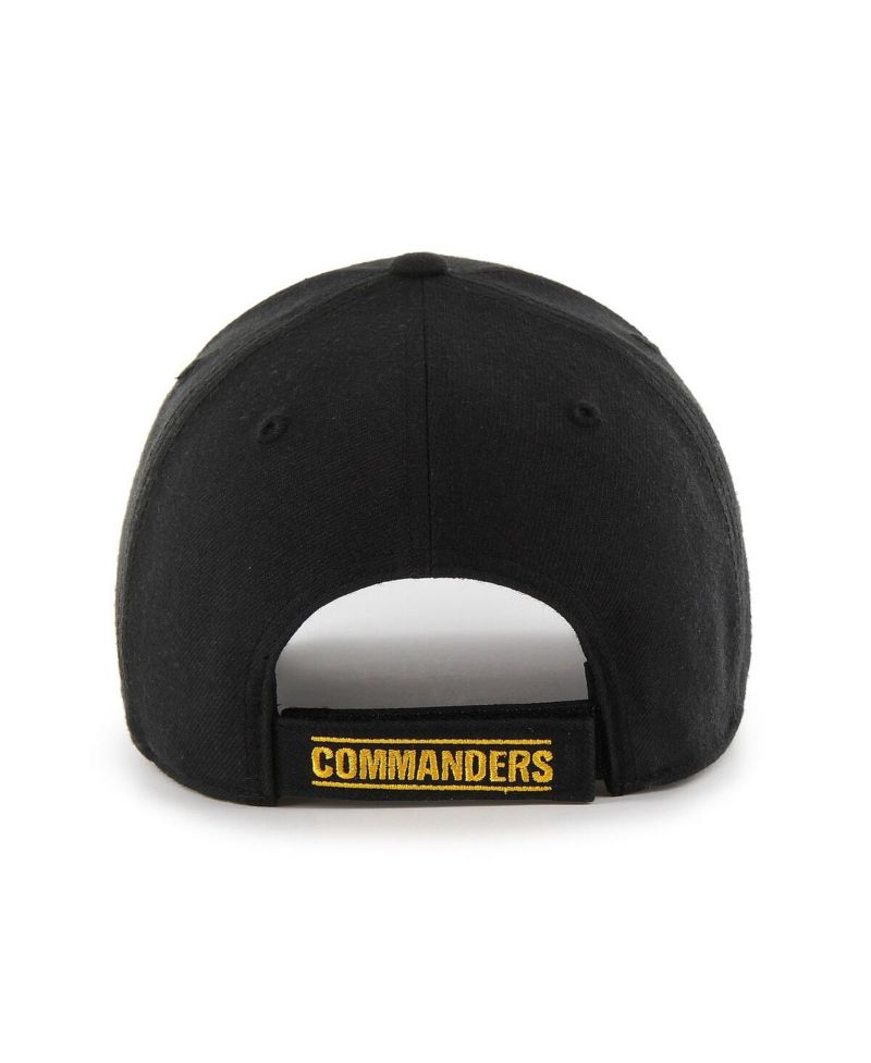 Men's Black Washington Commanders MVP Adjustable Hat