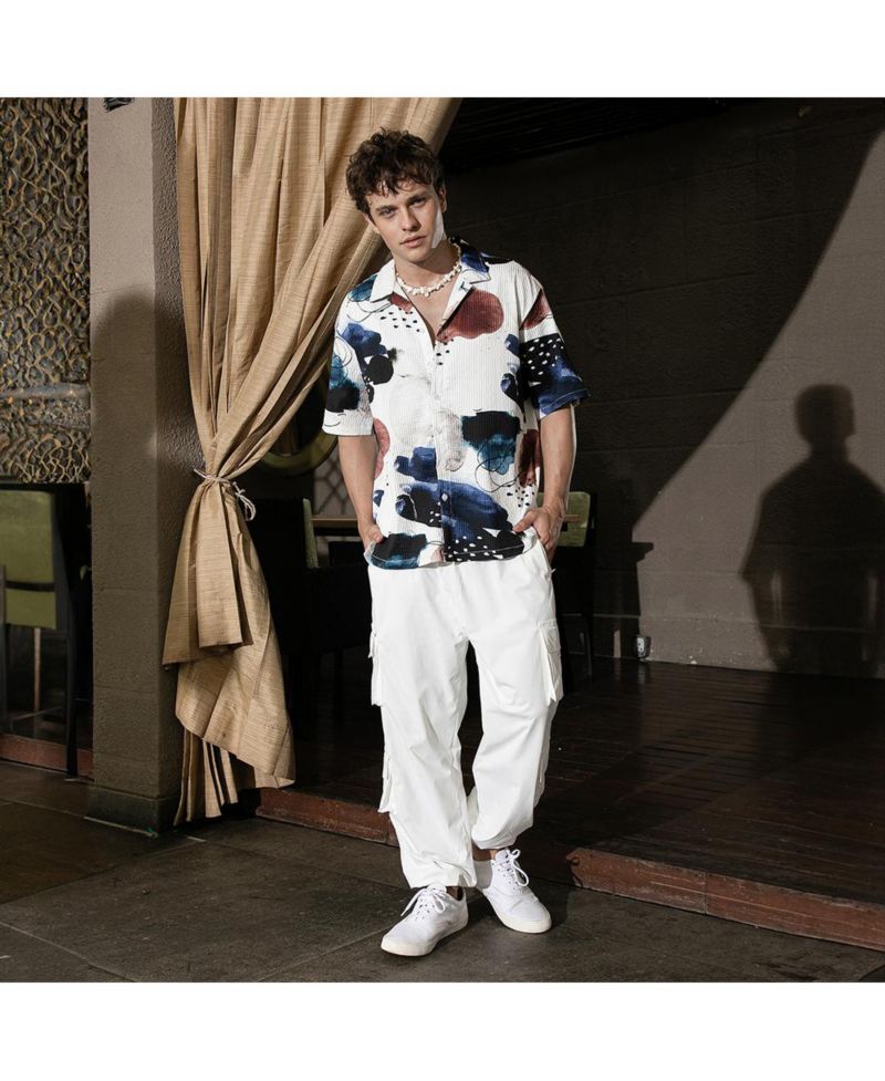 Abstract Blob Oversized Shirt