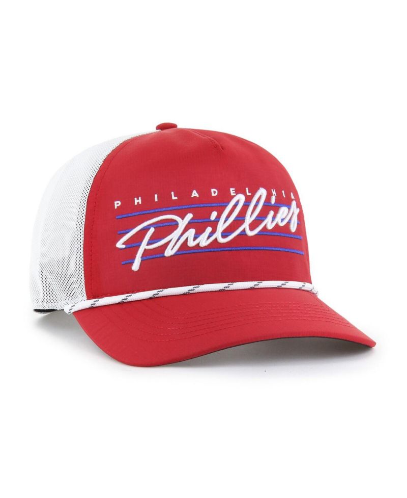Men's Red Philadelphia Phillies Brrr Downburst Mesh Hitch Adjustable Hat