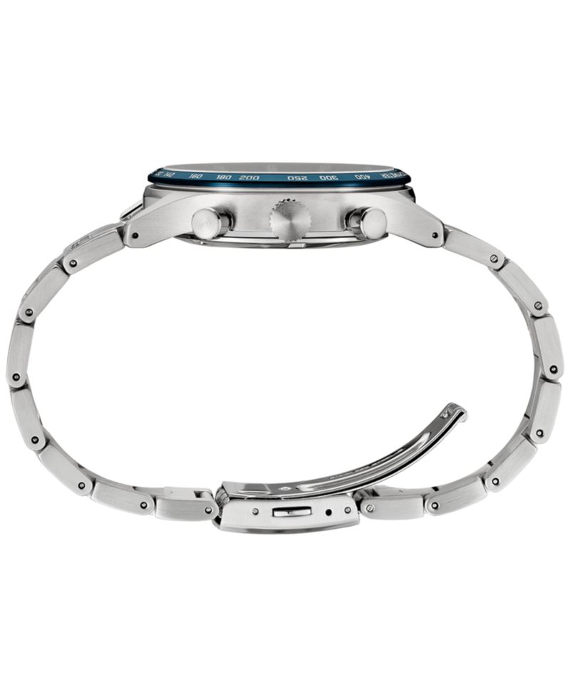 Men's Chronograph Essentials Stainless Steel Bracelet Watch 43mm