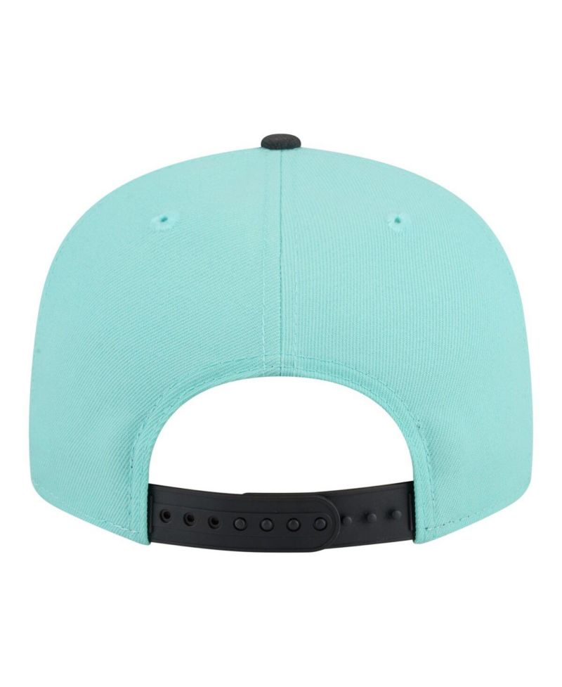 Men's Turquoise/Charcoal Los Angeles Lakers Color Pack Two-Tone 9FIFTY Snapback Hat