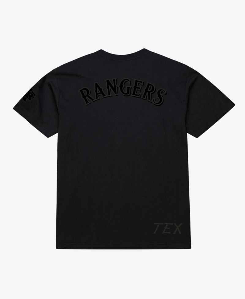Men's Black Texas Rangers Cooperstown Collection Phantom T-Shirt