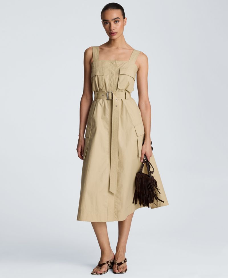 Women's Cargo Midi Dress